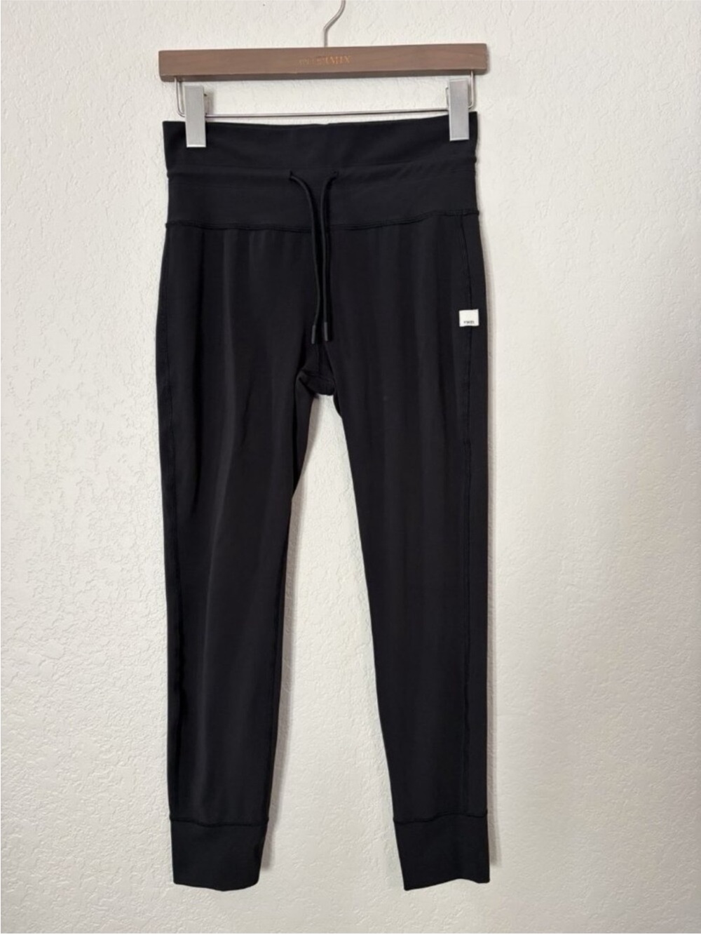Vuori Women's Black Daily Legging High Rise Drawstring Yoga Pants Size M #VW323